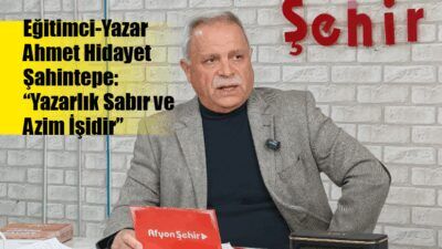 Afyonşehir’de “Havva Satılmış ile Karma Dosya” programına konuk olan eğitimci-yazar