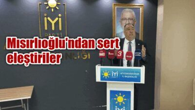 İYİ Parti Afyonkarahisar İl Başkanı Muhammet Mısırlıoğlu, her hafta düzenli