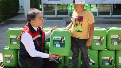 TKİ-HÜMAS Örnek Uygulamalarıyla Organik Toprak Düzenleyicisi Kullanımının Yaygınlaştırılması” projesi çerçevesinde